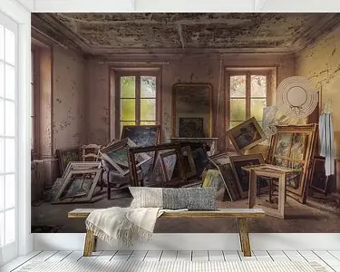 Szybka dostawa Het schildersatelier in het avondzonnetje