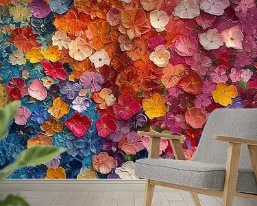 Oryginalny Abstract schilderij Kleurrijk Modern Nr. 8