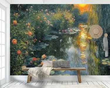 Bezpieczna płatność Nachtromantiek, Maan, geïnspireerd door Monet