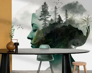 Collage "Nature is my best friend" Wysoka jakość