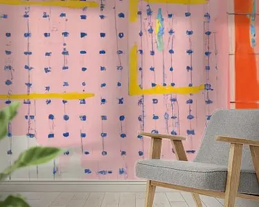 Contemporary abstract in pastel en warme kleuren Wyprzedaż