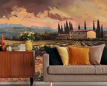 Szybka dostawa Toscaanse Wijngaard in de Ochtendzon