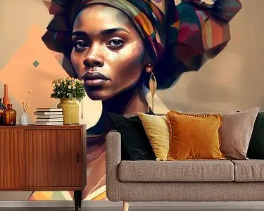 Portret van een Creoolse vrouw Tani