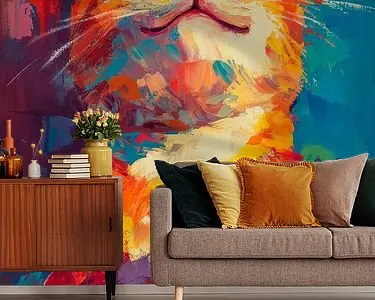 Lachende kat Oryginalny