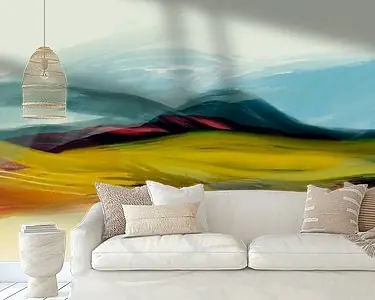 abstract landschap Premium