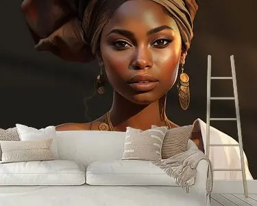 Szybka dostawa Afrikaanse vrouw