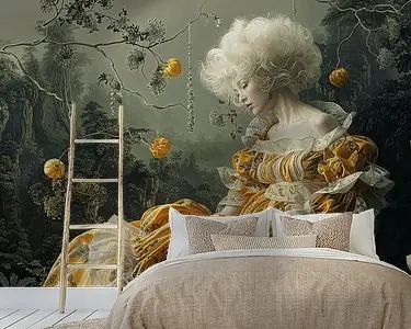 Najlepsza cena Victoriaanse Elegantia | Een Uitbundige Jurk, Witte Pruik en Een Perfecte Sinaasappel