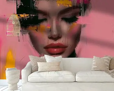 Modern abstract portret \\ Zwrot pieniędzy