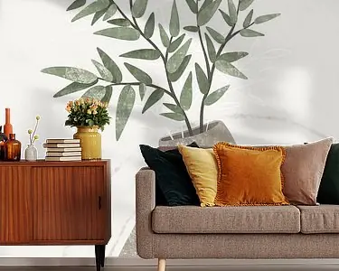 Premium Olijfboom tak in vaas