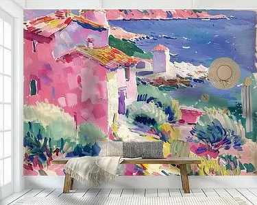 Promocja Op Henri Matisse geïnspireerd landschap