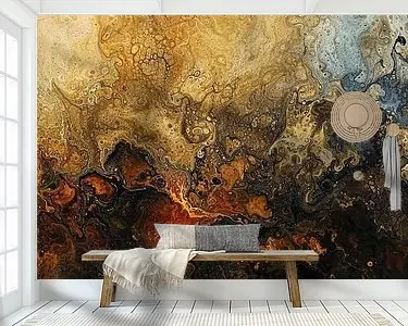 Vloeibaar Brons Detail Popularny