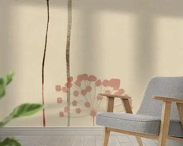 Botanisch abstract in pastelkleuren Bezpieczna płatność