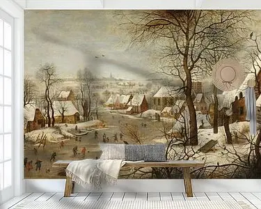 Winterlandschap met vogelval, Pieter Brueghel de Jonge Niska cena