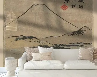 Miho Bay in Suruga door Hiroshige. Japanse houtsnijkunst ukiyo-e Oferta