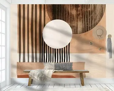 Japandi abstract Darmowa dostawa