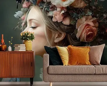 Premium Digitaal Portret, Tussen Flora en Fauna no.1