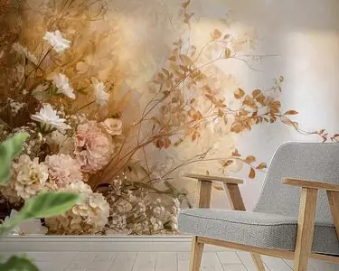 Darmowa dostawa Bloemen Rococo Schilderij