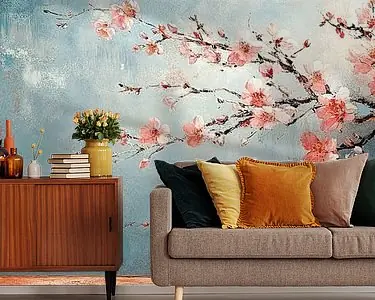 Bloemen Modern Kunst | Enigmatic Blossom Whispers Oferta