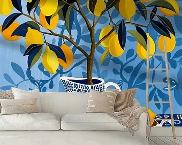 Ostatnia szansa Thee met citroen | Decoratief schilderij