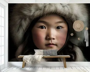 Premium Portret "Mongolian girl"