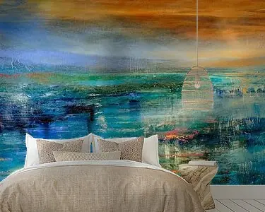 Tani Hier en nu - zonsondergang over het rivierlandschap