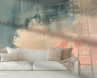 Nowość Bloem in pastelkleuren, modern en abstract in Japandi stijl