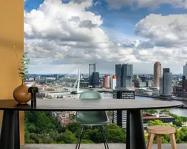 Premium Uitzicht op Rotterdam