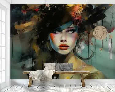 Autentyczny Kleurrijk en modern portret