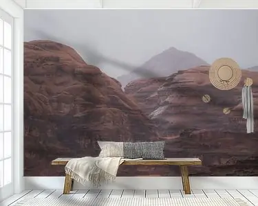 Landschap Wadi Rum Woestijn Jordanië II Szybka dostawa