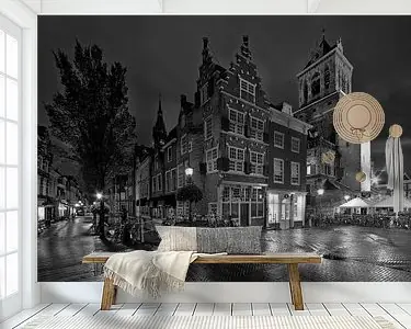 De Kaerskorf te centrum Delft zwart \\/ wit Najlepsza cena