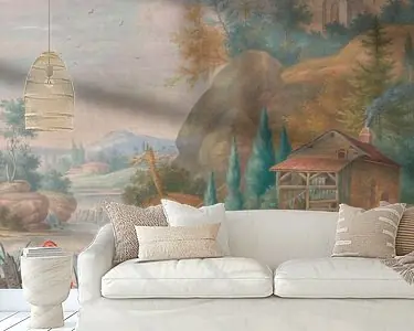 Vogels bij een bergstroom, Herman Henstenburgh Premium