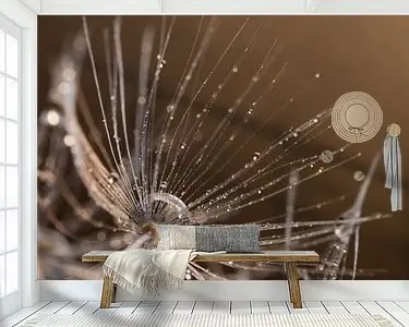 Vierkantje van een "gouden" paardenbloem Ekspresowa dostawa