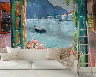 Matisse inspireert Open Venster Zien Oryginalny