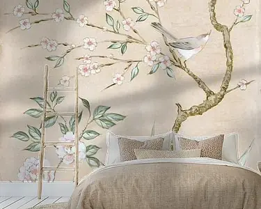 Bezpieczna płatność Veer muurschildering ik tan, Julia Purinton