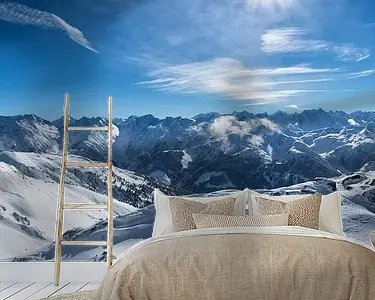 Darmowa dostawa Oostenrijkse Alpen panorama