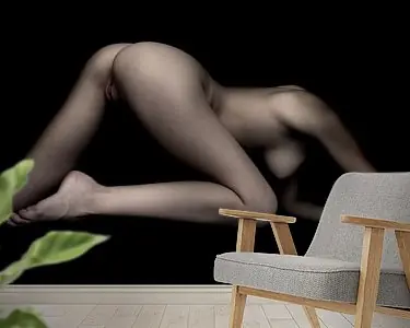 Bezpieczna płatność Low Key Bodyscape van een vrouw Vrouw Billen Vagina in Kleur