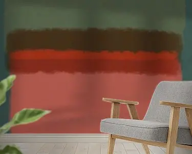 Darmowa dostawa Moderne abstracte kunst in groen, zalm en terra