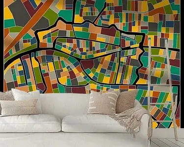 Leiden mozaïek Oryginalny