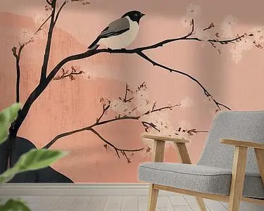 Cherry Blossom and Song Bird Darmowa dostawa