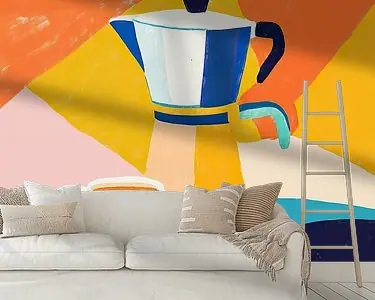 Kleurrijke koffie Tani