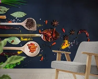 Premium kruiden palet, herbs and spices