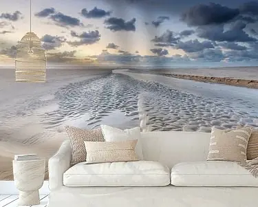 Zandstructuren Noordzeestrand Terschelling Rabat