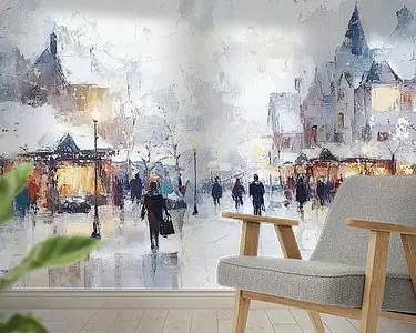 Winterse Stadsgezichten Zamów teraz