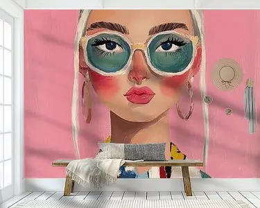 Oferta Kleurrijk eclectisch portret