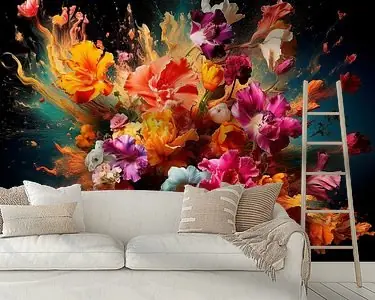 Wyprzedaż explosief boeket mooie bloemen