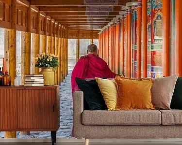 Szybka dostawa De gebedsmolens van het Labrang Klooster, China (gezien bij vtwonen)