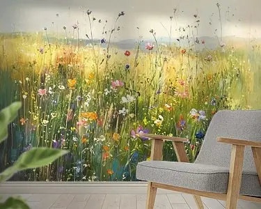 Bloemenweide Schilderij | Dream Meadow Zamów teraz