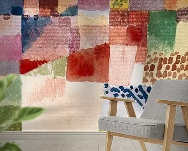 Motif from Hammamet (1914) painting by Paul Klee. Premium