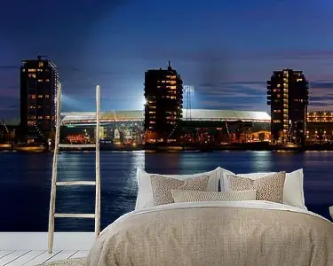 Autentyczny De Kuip tijdens een wedstrijd