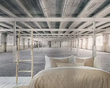 Verlaten plekken: Sphinx fabriek Maastricht Eiffelgebouw kolommen en spanten. Zamów teraz